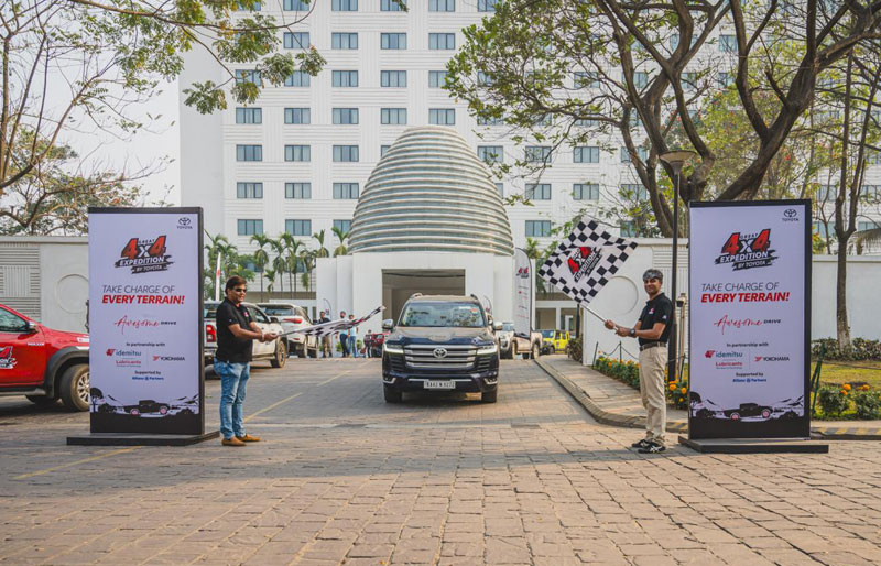 Toyota Kirloskar Motor Flags Off the Fifth Drive of its ‘Great 4X4 Expedition’ in the North-East Region of India