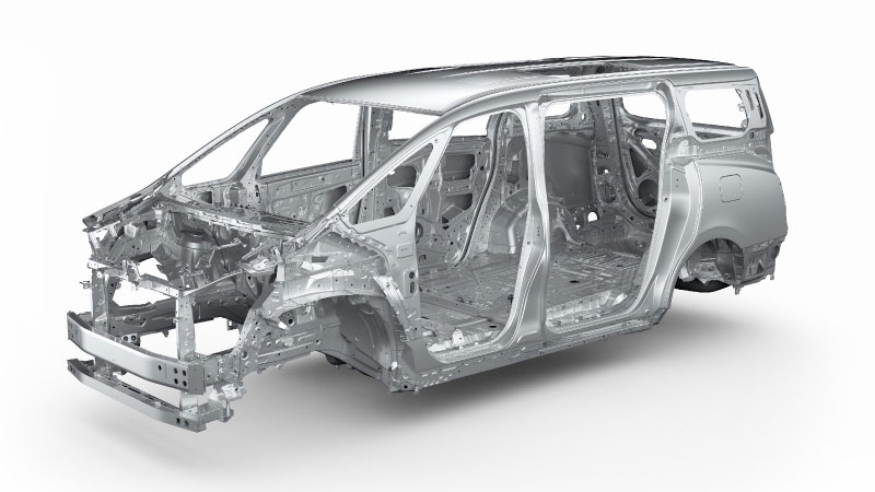 Rigid And Impact Absorbing Body Structure